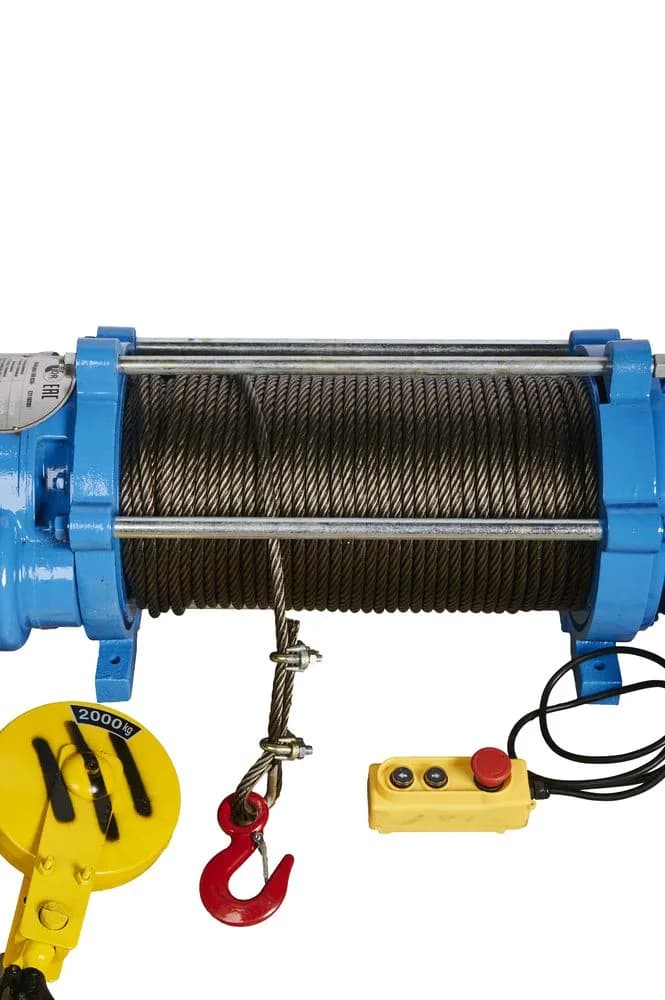 Лебедка электрическая 1000/2000кг 100/50м с канатом 380В TOR KCD — фото 4