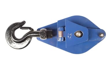 Блок монтажный однорольный с крюком TOR 3,2 т с откидной щекой — фото 5
